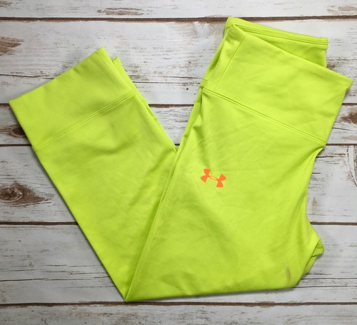 Leggings Under Armour Tagliati Capri Crops Palestra Athleisure Donna S M XL DIFETTO - Foto 14 di 39