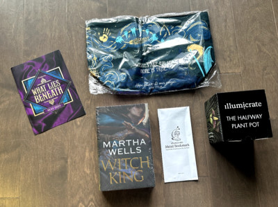 Illumicrate May 2023 Complete Box What Lies Beneath Witch King Halfway Plant pot