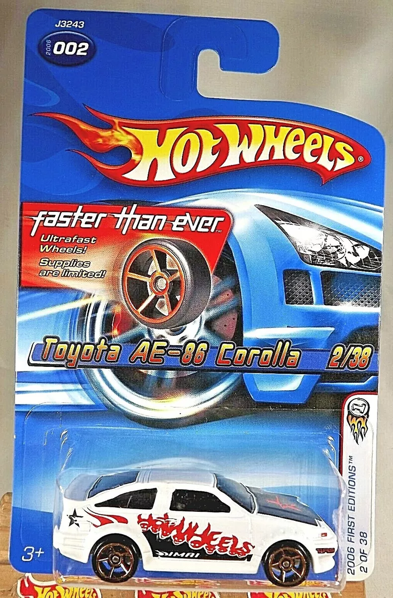 2006 Hot Wheels Faster Than Ever 2 First Editions TOYOTA AE 86