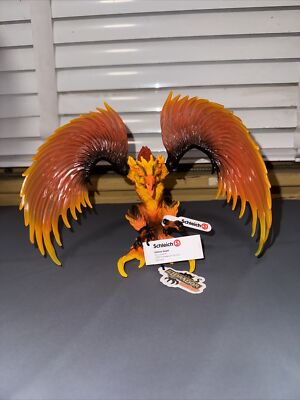 Schleich Eldrador Creatures Fire Eagle 42511 Phoenix 7'' PVC Figure Lava Bird