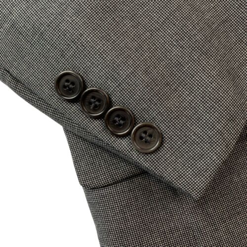 Herren 41 R Brooks Brothers Madison Fit X Loro Piana Mittelgrau Mikro Strick Wolle Anzug - Bild 7 von 24