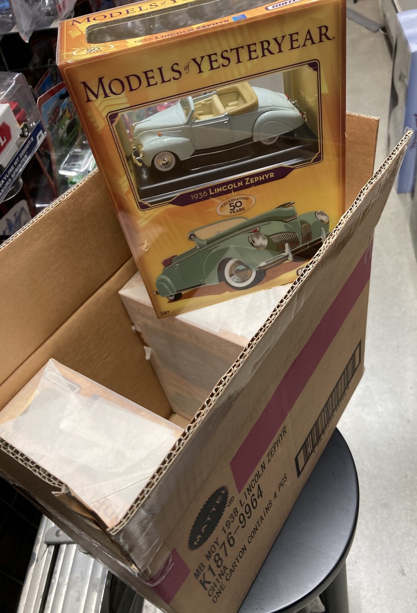 Matchbox 50 Years Models Of Yesteryear 1936 White Lincoln Zephyr