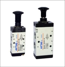 Genuine Airtac valve, 3L Series, 3-way, push- pull, 1/8NPT to 3/8 NPT, USA stock