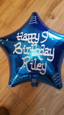 Personalised Helium Foil Balloon Christening, Birthday, Any Event