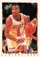 Khalid Reeves Draft Pick Topps 1995 Basketball Card #291