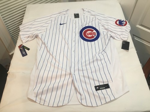 NWT $260.00 Nike Mens Chicago Cubs Authentic Home Jersey White Sz 40 / MEDIUM