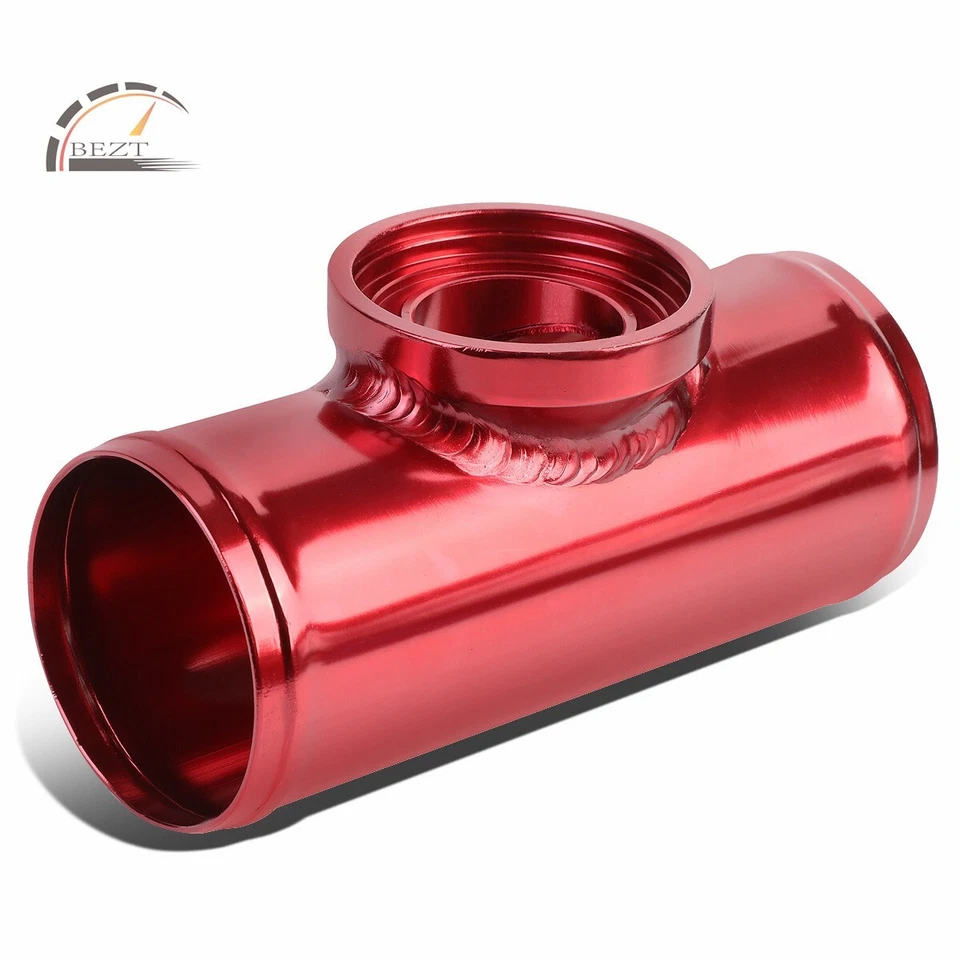 RED TYPE-SSQV 2.5" ALUMINUM TURBO BLOW OFF VALVE FLANGE PIPE/PIPPING ADAPTOR - Image 3 of 3