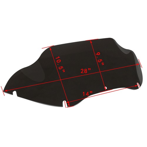 Inner & Outer Fairing Windshield Trim Fit For Harley Road Glide FLTR FLTRX 04-13 - Picture 6 of 11