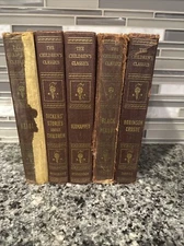 192x Childrens Classics Book Lot Of 5 📚Robinson Crusoe Alice Heidi Black Beauty