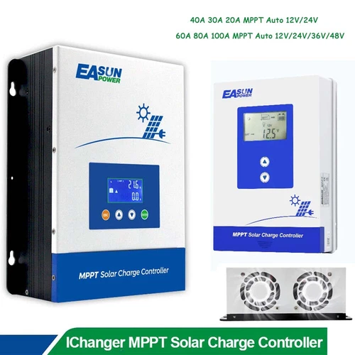20A-100AMPPT Solar Laderegler für 12V 24V 36V 48V Solar Panel Controller Re