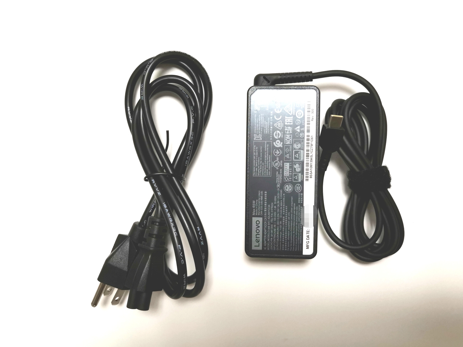 Genuine Lenovo ThinkPad X1 Carbon 5th Gen 20K4 20K3 65W Power AC Adapter