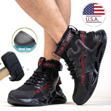Mens Safety shoes Steel toe work Boots work sneaker Botas De Trabajo Para Hombre