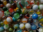 Huge lot vintage swirl marbles 380 plus beautiful assorted glass — photo 8