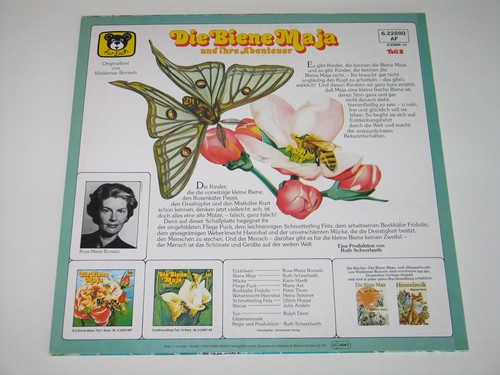 ❤❤❤ Die Biene Maja und ihre Abenteuer Teil 2 1976 VINYL LP TOP ❤❤❤ - Bild 5 von 6