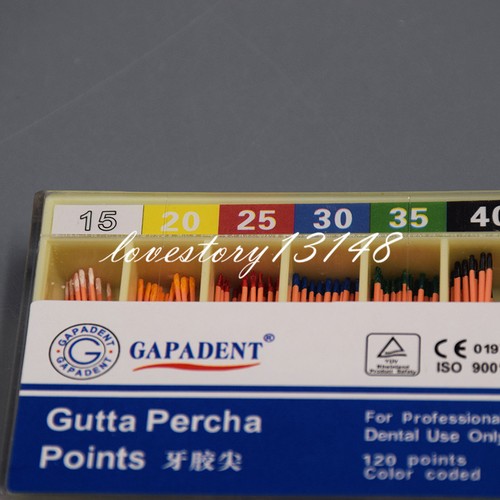 1 Box Professional Dental Use Gapadant Gutta Percha Points Endodontics #15-40 - Picture 5 of 12