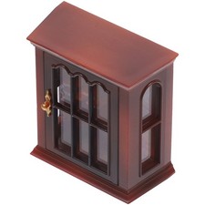 Mini Furniture Miniature Wine Cabinet Miniature Furniture Model Toy Miniature