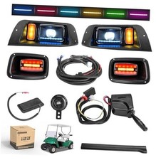 Deluxe Golf Cart Light Kit for EZGO TXT 1996-2013 12V-48V, Headlight