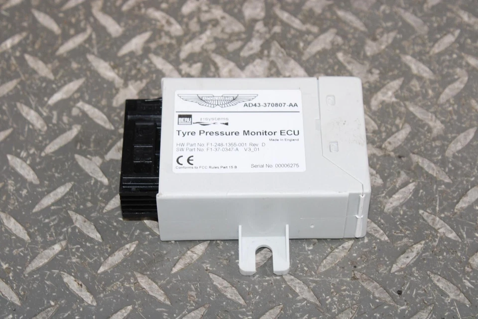 11-17 Aston Martin Vantage Tyre Tire Pressure Monitor System TPMS Control Module Foto 4 de 4