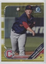 2019 Bowman Chrome Prospects Yellow Refractor 39/75 Ethan Hankins #BCP-15 h7i