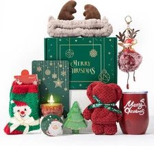 Christmas Gifts Box,Christmas Gifts Basket for Women Men,Merry Christmas Gifts,T
