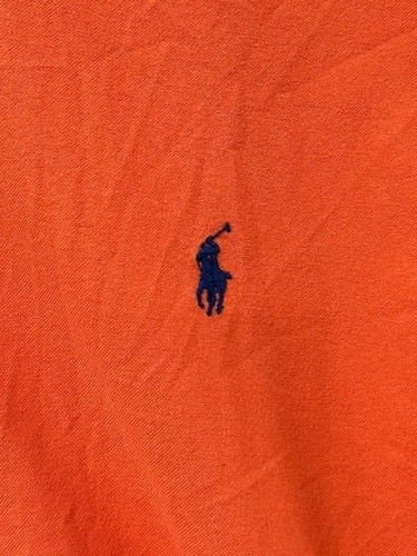RALPH LAUREN Orange Shirt Size L - Excellent Used Condition - Picture 4 of 5