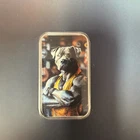 1 OZ COLORIZED THE HOLY LAND MINT SILVER PITBULL PAUL