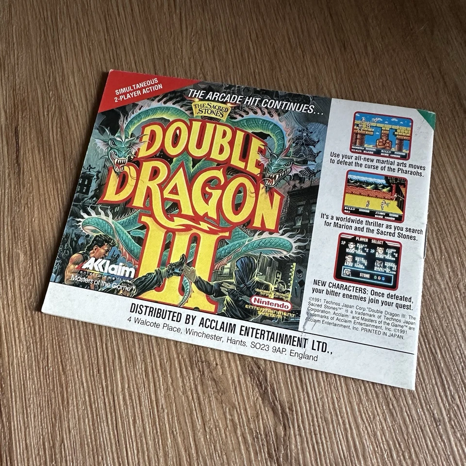 T2 Terminator 2 Judgment Day Nintendo NES Manual Instruction Booklet NES-62-UKV - Image 3 of 3