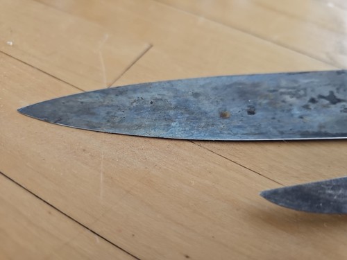 Coltello da chef Sabatier 4 stelle elefante lama Francia vintage leggi - Foto 8 di 20