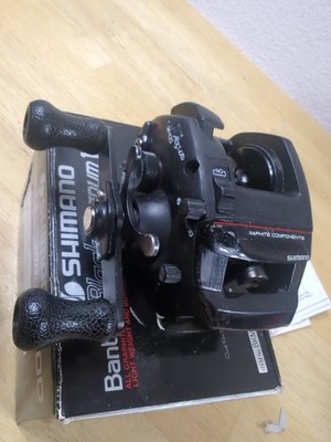 SHIMANO BANTAM BLACK MAGNUM BKM-100 BAIT CASTER With Box 5:1 Gear