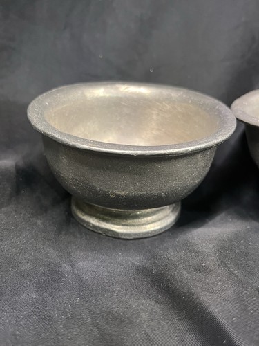 Vintage WRP Wilton Armetale (3) ice cream, fruit dishes -small Pewter Bowls Cups - Picture 3 of 9