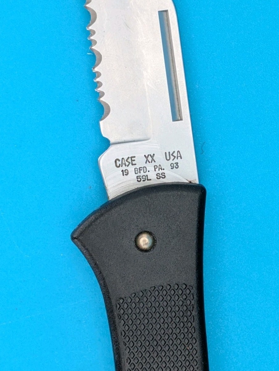 Vintage Case XX 59L SS Hammerhead Mako Shark Tooth Style Lockback