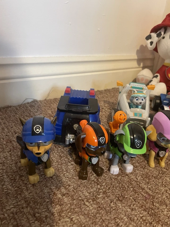 Paw Patrol Toys Bundle Vehicles Figures Talking Plush - Image 2 of 4
