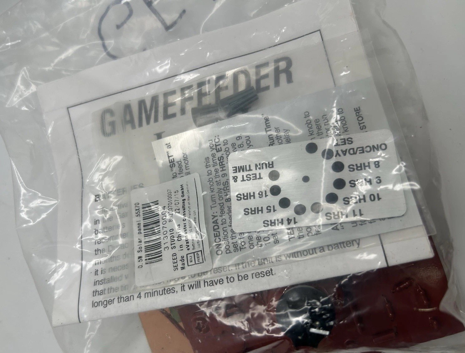 FieldPro Gamefeeder I II Replacement Timer Control Kit Audio Link NOS ...