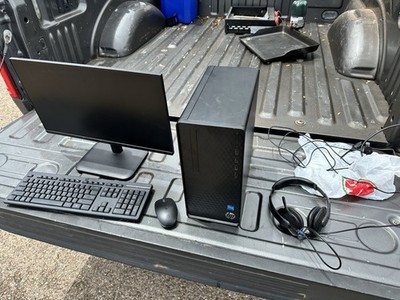 HP Intel Core Tower Desktop PC Bundle w/ Acer Monitor, Keyboard, Mouse HDMI