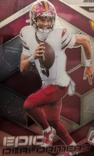 2025 Panini Mosaic - Epic Performers Jayden Daniels #20 Red Mosaic Prizm
