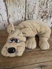 Tonka Vintage 1985 Pound Puppies 20 Dog Plush Stuffed Large Light Tan