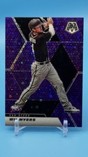2021 Panini Mosaic Wil Myers QUICK PITCH PURPLE PRIZM /50 #139 MT+