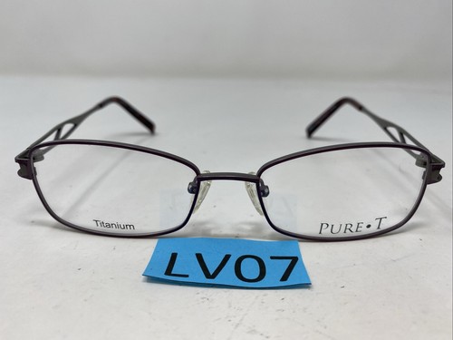 Camelot Pure-T 203 PR 52-17-135 Purple/Gunmetal Full Rim Eyeglasses Frame LV07 - Picture 8 of 8