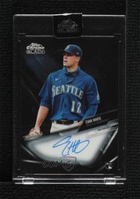 2021 Topps Chrome Black Chrome Black Auto Evan White #CBA-EW Auto 10t4