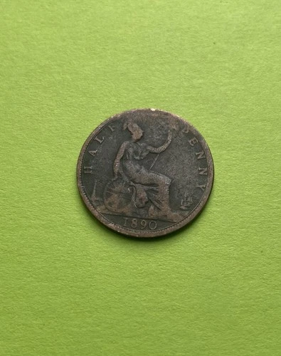 1890 Victoria Half Penny — photo from the most recent tracked eBay sale
