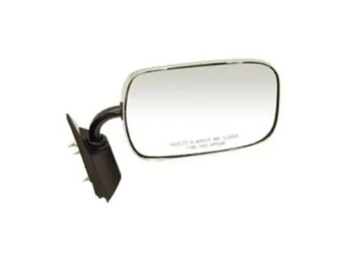 Genuine Dorman Side View Mirror - Right Manual Chrome + Black 955-188