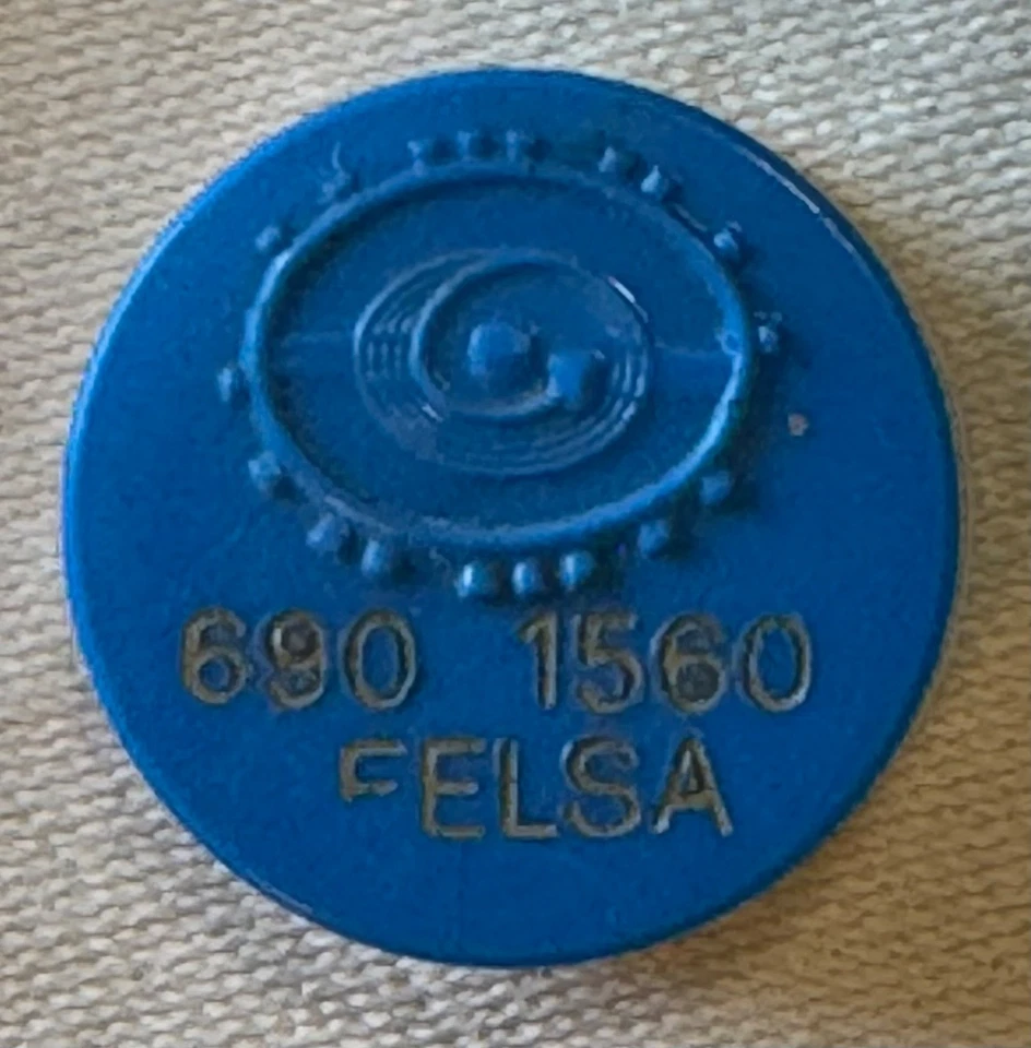 Vintage RENATA Nº Conjunto completo de rueda de equilibrio 188 M 690 1560 FELSA, caja NOS Foto 4 de 4