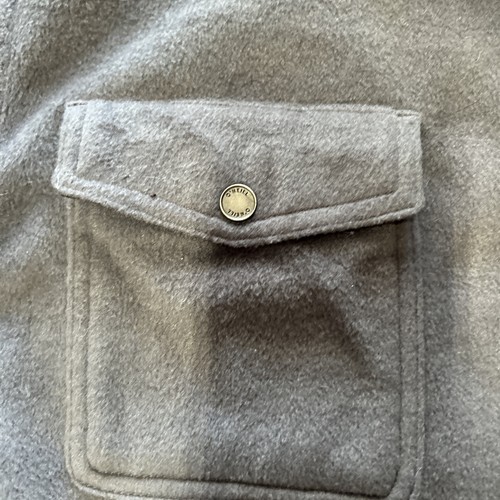 O’Neill Standard Fit Knopfleiste Flanell Fleece Herren Größe Medium Grau  - Bild 6 von 12