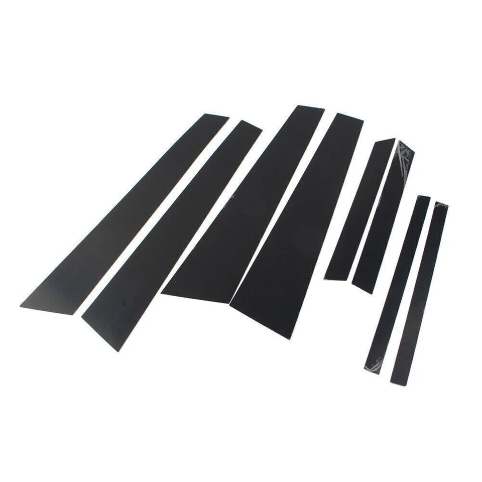 New Pillar Posts Door Piano Black Trim Decal Cover For BMW X6 E71 2009 2010-2014 - Изображение 4 из 4