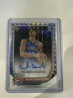 Brooks Barnhizer 2025 Bowman Chrome #BCA-BB Geometric Refractor Rookie Auto RC