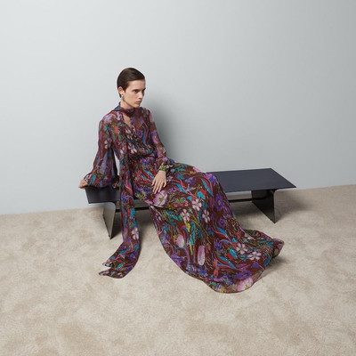 Gucci Floral Print Silk Blend Maxi Dress - BNWT | eBay