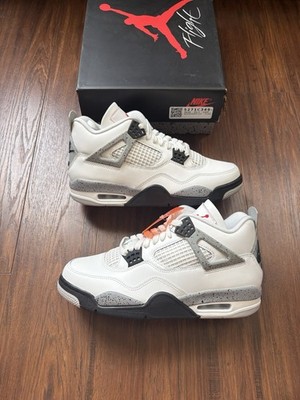Air Jordan 4 Retro OG White Cement 2025 FV5029-100 Size 9 Men s New Damaged Box