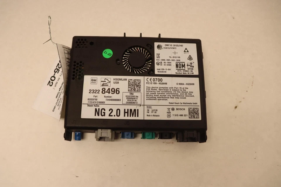 2015 CADILLAC ESCALADE HMI HUMAN MACHINE INTERFACE CONTROL MODULE UNIT OEM - Image 2 of 4