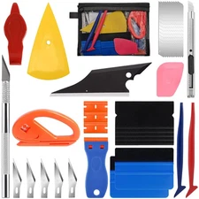 Car Tint Kit, Tint Squeegee, 36 PCS Vinyl Wrap Tool Kit,Window Rubber Squeege...