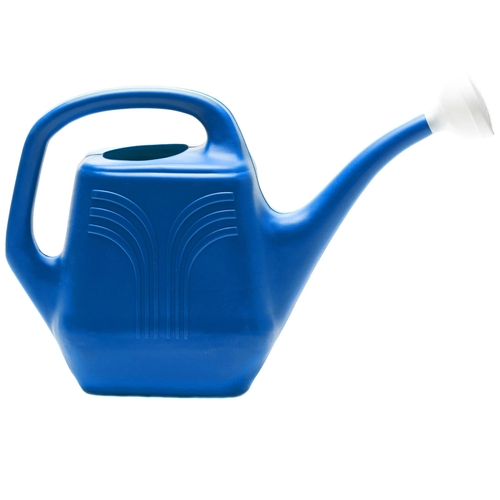 Classic Plastic Watering Can - 2 Gallon (256 Fl Oz) Capacity - Classic Blue - Picture 9 of 12